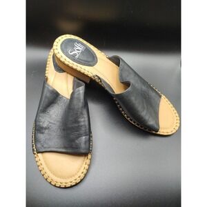 Sofft Nalanie Women's Size 8m Black‎ Slip On Open Toe Sandals NEW